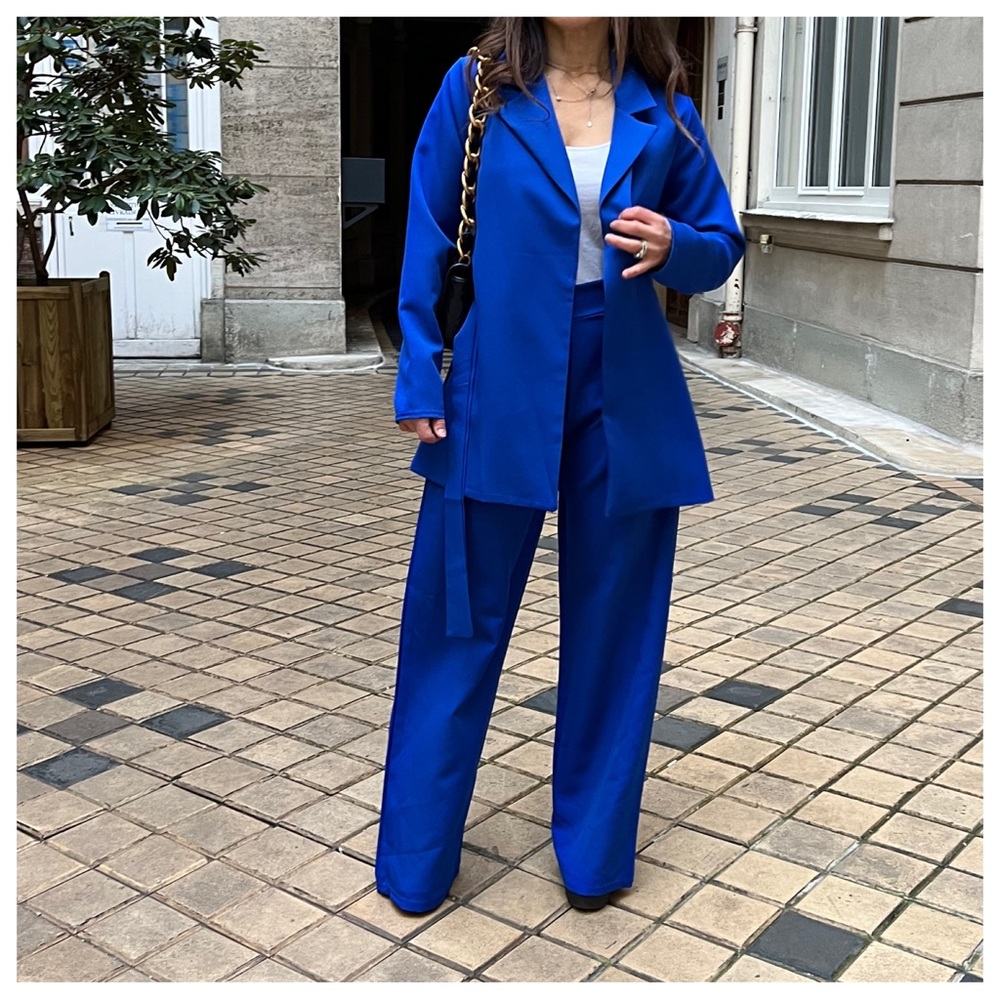 #01 PARIS 2 PIECE JACKET AND WRAP JACKET SET - Picture 4 of 10